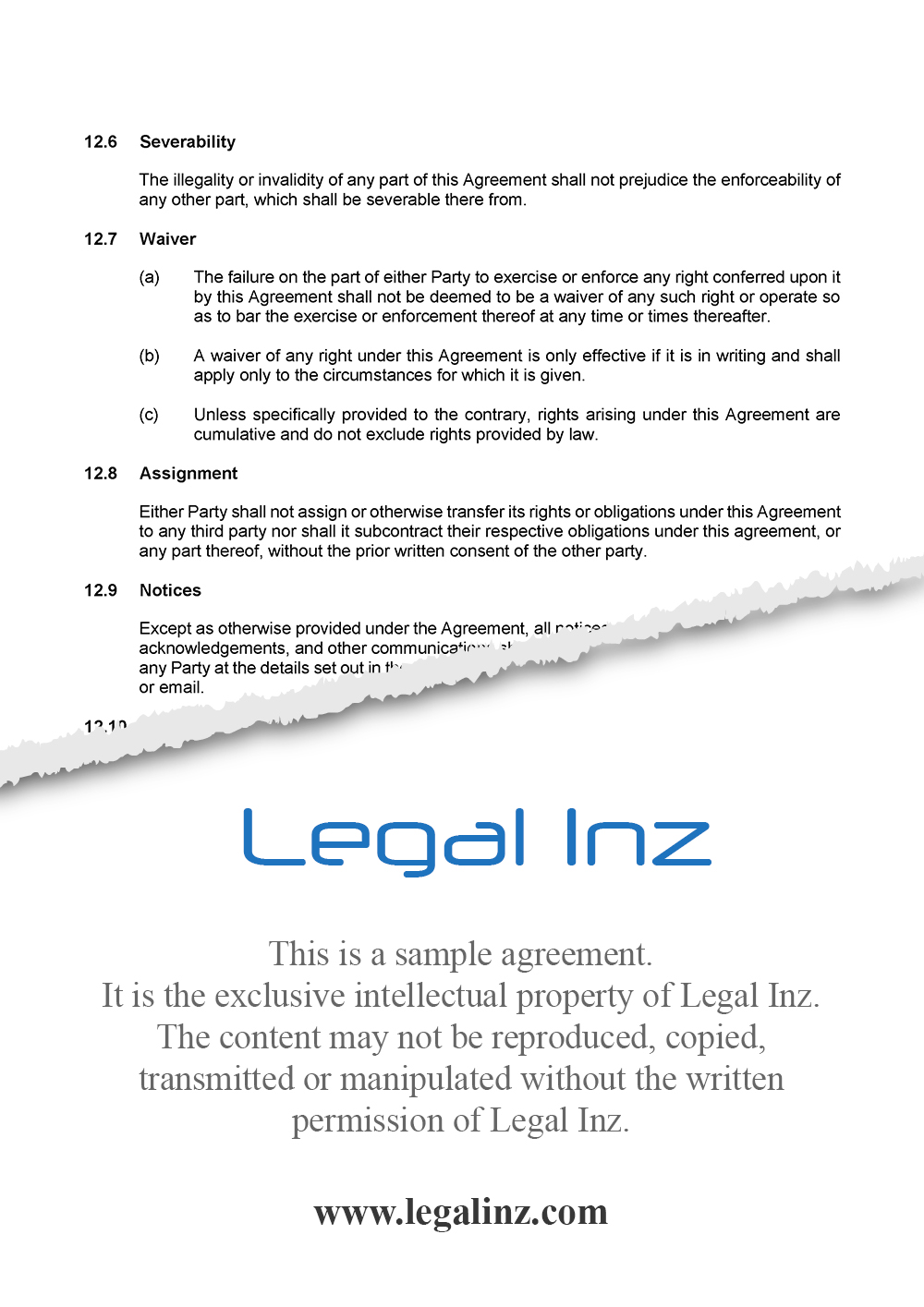 Share Purchase Agreement Sample 9